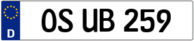 Truck License Plate